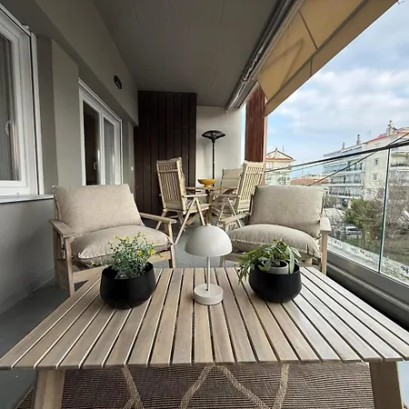 Fterna Ii Perea-1 Bedroom, Large Balcony, Near & Airport * Peraía